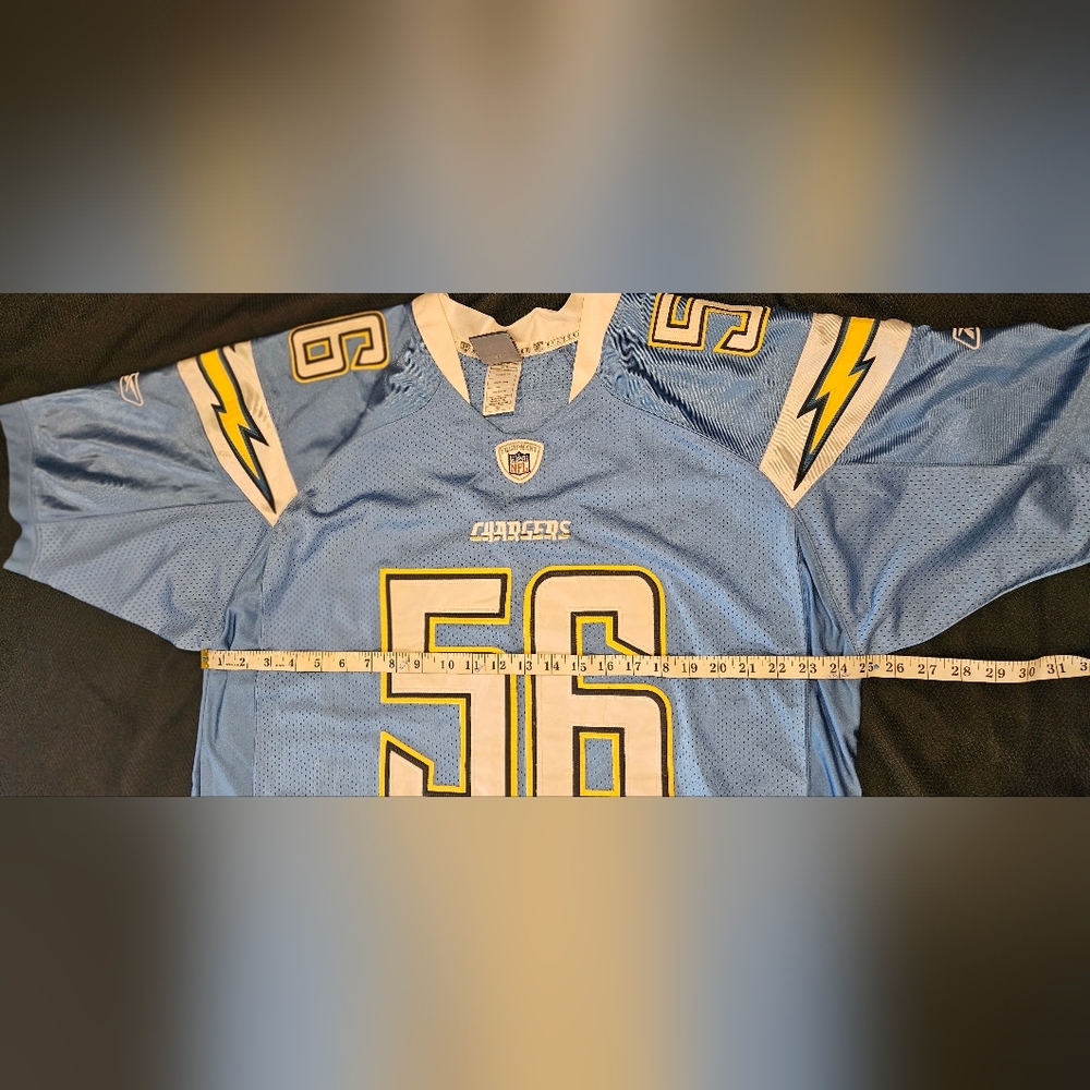 MERRIMAN #56 Chargers Jersey, size 52